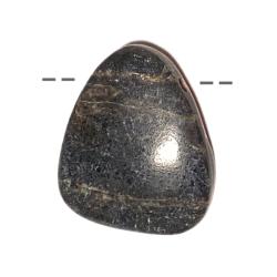 Pendentif cobaltocalcite Congo A (pierre trouée) + cordon 