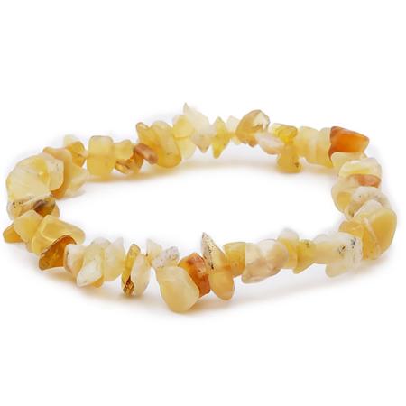 Bracelet opale jaune Mexique AB (perles baroques)