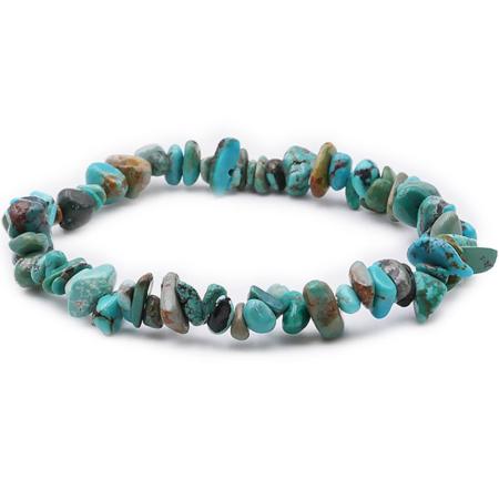 Bracelet turquoise Tibet A+ (perles baroques)