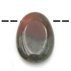 Pendentif agate indienne Brsil A (pierre troue) + cordon