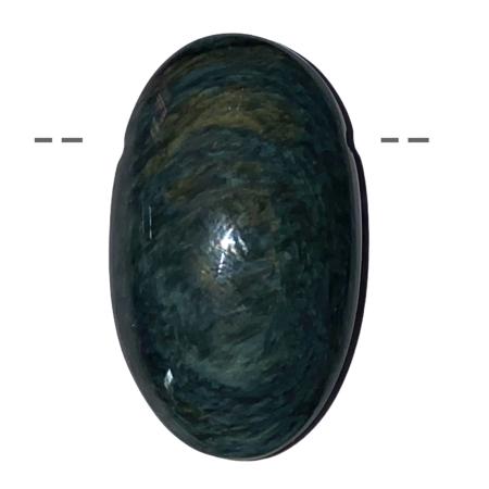 Pendentif obsidienne mentogotchol Mexique AAA pierre trouée + cordon