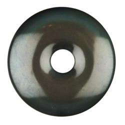 Donut ou PI Chinois obsidienne oeil cleste (3cm)